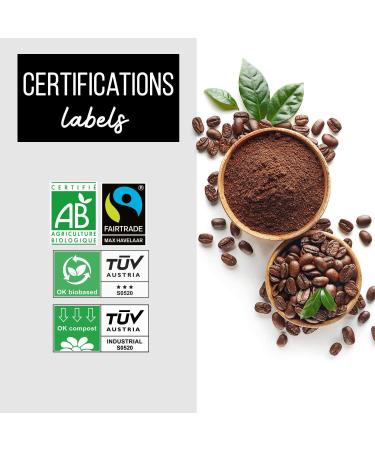  Origeens ORIGEENS Nespresso Compatible Capsules | Organic Coffee Fairtrade Arabica Single Origin Ethiopia (Mocha) TIZITA | 60 Bio - Buy Online on GoSupps.com