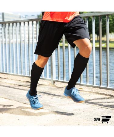 Buy Knee HI 15-20 mmHg Compression Socks for Women & Men | Soft Non-Slip Perfect for Travel & Sports - Buy Online on GoSupps.com