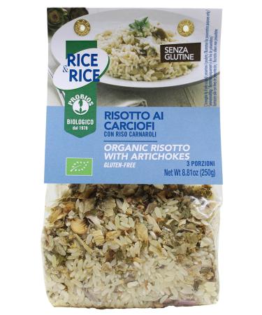 Probios Probios Rice & Rice Risotto with Artichokes Gluten Free Ready to Bake 250g Pack of 8