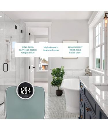 Conair Thinner Extra-Large Digital Bathroom Scale - 400 lb Capacity - Silver - Buy Online on GoSupps.com