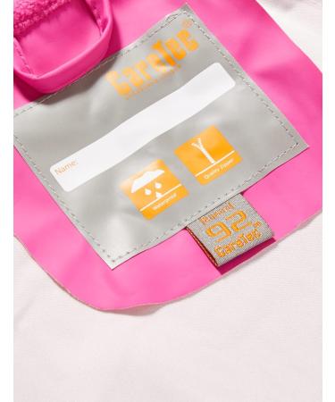 CareTec Girls Rain Jacket 140 Real Pink - Waterproof PU, No Fleece - Stylish & Functional - Buy Online on GoSupps.com