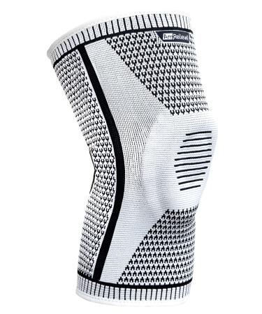 AmRelieve  Ultra Knee Brace for Knee Pain |Compression Sleeve for Men & Women  Grey  X-Large