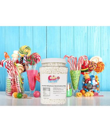Sarah's Candy Factory Vanilla Mini Dehydrated Marshmallow Bits - 8 Oz Jar - Buy Online on GoSupps.com