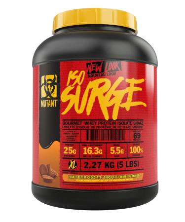 Mutant Iso Surge 5lbs - Peanut Butter Chocolate 2540g