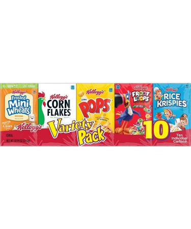 Kellogg's Assorted Variety Pack - 12 Count, 120 Boxes | Shop Now - Buy Online on GoSupps.com