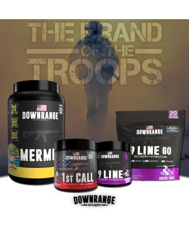 DownRange Mermite Whey Protein Powder Post Workout Muscle Recovery & Energy Support Drink Mix Supplement with 20g Whey Protein 9g Amino Acid 30 Servings (Vanilla) Tropical Vanilla 2.18 Pound (Pack of 1) - Buy Online on GoSupps.com