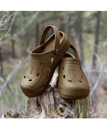 Buy NUUSOL Unisex McCall Clog | Lightweight EVASOL Foam in Smoked Bronze - Size 8 Women/7 Men | International Shipping Available - Buy Online on GoSupps.com