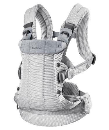 BabyBj rn Baby Carrier Harmony 3D Mesh Silver