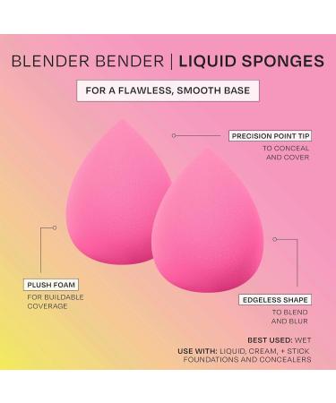 Freeman Puffs N' Stuff Powder Puffs + Liquid Sponges Set Makeup Blending Sponges & Powder Puffs For Foundation Concealer & Setting Powder Vegan & Cruelty Free 8 Count - Buy Online on GoSupps.com