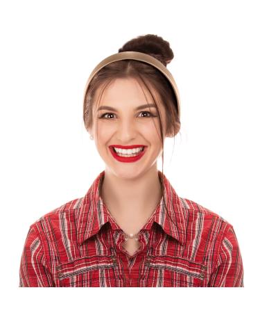 SIQUK 12-Pack Wide Satin Headbands for Women & Girls - 3 cm DIY Hairbands in 12 Dark Colors - Ideal for Fashion & Hairstyling - Buy Online on GoSupps.com