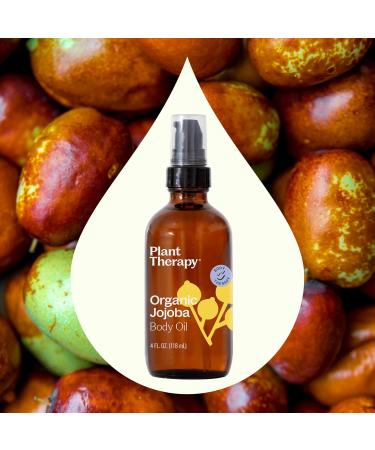Plant Therapy Organic Jojoba Body Oil 4 fl. oz (118 mL) 100% Pure Cold-Pressed Natural GMO-Free Jojoba Oil for Skin Hair Nails & Essential Oils Jojoba 4 Fl Oz (Pack of 1) - Buy Online on GoSupps.com