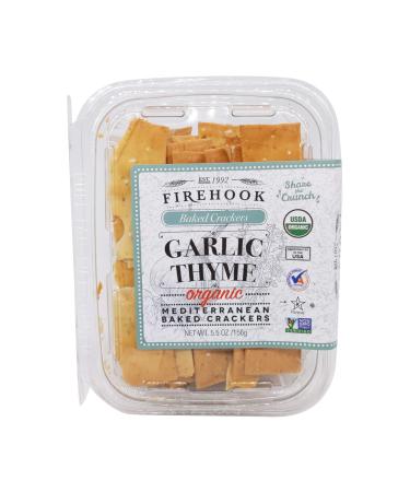 Firehook Cracker Garlic Thyme Snack 5.5 Oz