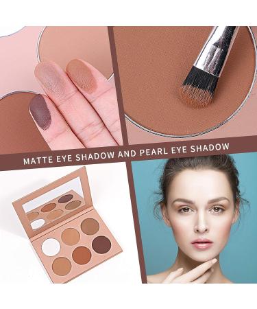 Vodisa Contour Palette - Professional Matte Highlighting Bronzer Powder Kit for Long-Wear and Lightweight Blend with Mirror - Highly Pigmented Makeup Pallet - Buy Online on GoSupps.com