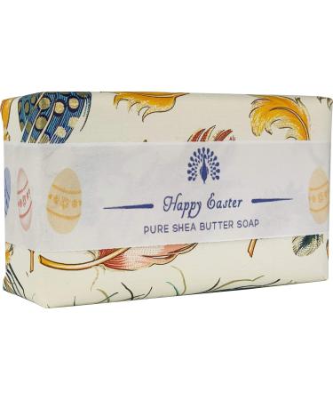 The English Soap Company Occasions Gift Shea Butter Soap Happy Easter Bluebell 190g