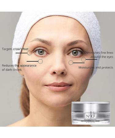 N1O1 Nitric Oxide Anti Aging Eye Cream with Hyaluronic Acid, Peptides & Ceramides - 15g | Reduces Wrinkles, Dark Circles & Crow's Feet - Buy Online on GoSupps.com