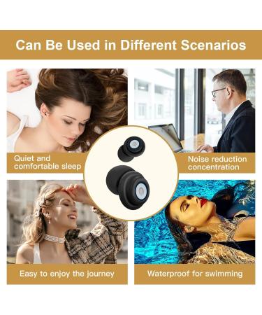 Super Soft Reusable Silicone Ear Plugs for Sleeping - Noise Cancelling Hearing Protection with Case - Ideal for Sleep, Snoring, Travel, Concerts, Construction - Flexible and Comfortable - Buy Online on GoSupps.com
