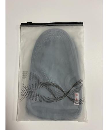 Peeling Glove Set | Bamboo Bathing Sponge & Body Scrubber | Hammam Sauna Loofah | 2-Piece Gray - Buy Online on GoSupps.com