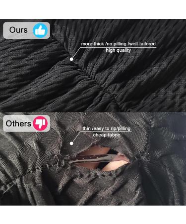 ViCherub Scrunch Butt Leggings for Women - TIK Tok Butt Lifting Yoga Pants, Tummy Control, High Waisted Booty Tights - Black, Large - Buy Online on GoSupps.com