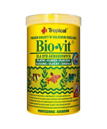 Tropical Bio-VIT 1000ml / 200g - Food Rich in Plant Components for Aquarium Fish