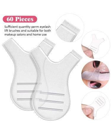 60 Pieces Y Comb Eyelash Lift Brush | Lash Perming & Extension Tool | Beauty Supplies for Makeup - Buy Online on GoSupps.com