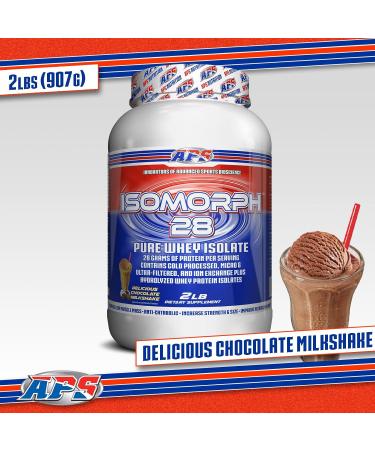 APS Nutrition IsoMorph 28 Protein Powder | Pure Whey Isolate | Cold Pressed Ultra- Filtered & Ion Exchange Isolates | 28g Protein | 2 Pound (Chocolate Milkshake) Chocolate 2 Pound (Pack of 1) - Buy Online on GoSupps.com