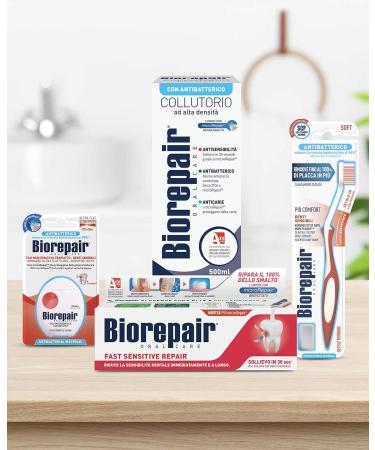 Biora Pair Ultra-Inflation Antibacterial Dental Floss - Microrepair for Sensitive Teeth Fresh Mint 6 Packs x 30m - Premium Oral Care - Buy Online on GoSupps.com