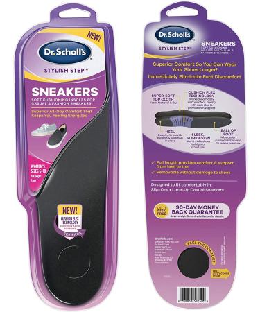 Dr. Scholl's Soft Cushioning Insoles for Women (Size 6-10) - Superior Shock Absorption for Sneakers - Buy Online on GoSupps.com