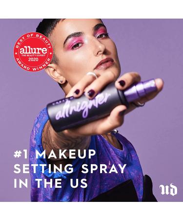 Urban Decay All Nighter Makeup Setting Spray Set - Full & Travel Size - Long-Lasting Formula Up to 16 Hours - Oil-Free - Buy Online on GoSupps.com