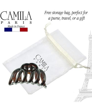 Camila Paris AD718 Octopus French Hair Clip for Thick Hair - Large No-Slip Grip Claw Clip for Curly, Wavy, Long Hair - Made in France (Tortoise Shell) - Buy Online on GoSupps.com