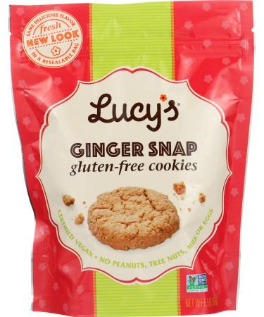 Lucy's Ginger Snaps Cookies, 5.5 Ounce