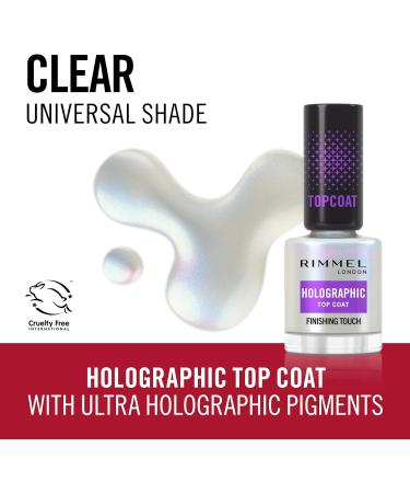 Rimmel London Holographic Nail Polish Top Coat - Buy Online on GoSupps.com