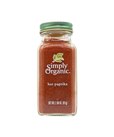 Simply Organic Hot Paprika 2.86 oz - Organic Spice for Flavorful Dishes - Buy Online on GoSupps.com
