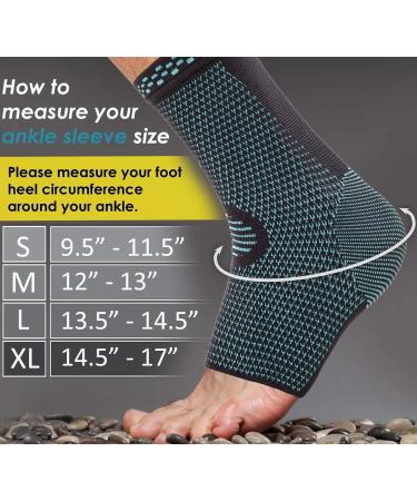 Ankle Support Compression Socks Plantar Fasciitis Better Blood Circulation Swelling Relief Heel Spines Achilles Tendon  - Buy Online on GoSupps.com