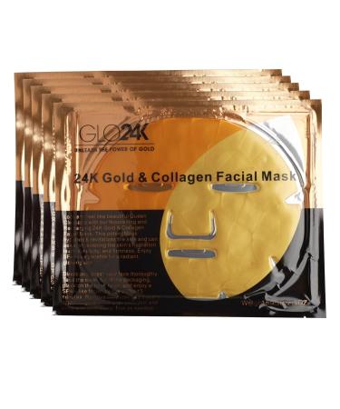 24K Gold & Collagen Facial Mask - Hydrating & Nourishing Beauty Treatment for Radiant Skin - Buy Online on GoSupps.com