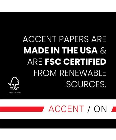 Accent Opaque White 80lb Cardstock 250 Sheets 8.5 x 11 - Premium Heavy Printer Paper for Invitations, Cards, Menus - 216gsm Super Smooth, Ink Heavy - 121947R 80lb - Buy Online on GoSupps.com