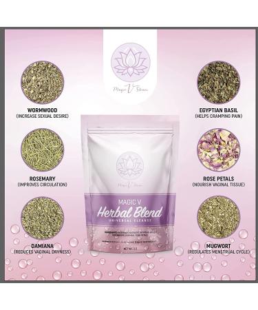 Magic V Steam Yoni Steam Kit with 6 Herbal Tea Bags for V Cleansing & Postpartum Care - Black Edition - Buy Online on GoSupps.com
