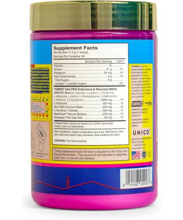 Unico Gummy Bear EAA Amino Acids & Electrolyte Powder | Post Workout Recovery Hydration Low Carb | 30 Servings - Buy Online on GoSupps.com