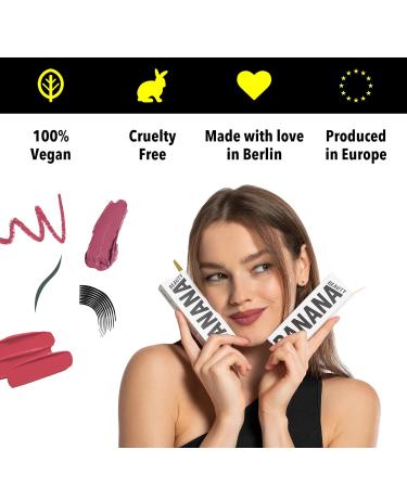 Banana Beauty Vegane Mascara Schwarz Intensive Long-Lasting Eye Makeup for Defined Lashes - Buy Online on GoSupps.com