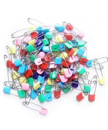 100 Pieces Diaper Pins 2.2 inch Baby Safety Pins Long Plastic Head Safety Pin with Locking Closures Plastic Head Cloth Diaper Pins Stainless Steel Nappy Pins Plastic Head Safety Pin - Buy Online on GoSupps.com