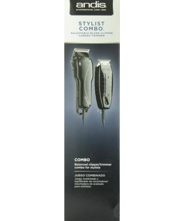 Andis Stylist Combo Envy Clipper & T-Outliner Trimmer Kit - Black Haircut Set 66280 | International Shipping Available - Buy Online on GoSupps.com