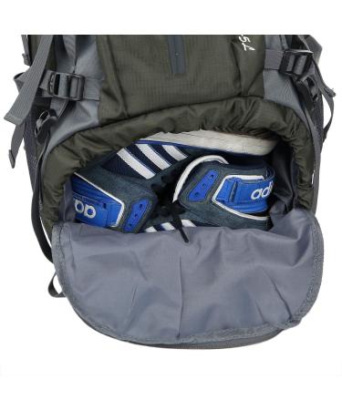 WoneNice 50L Waterproof Hiking Backpack with Rain Cover - Army Green - Buy Online on GoSupps.com