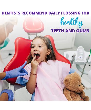 Plackers Kids Dual Gripz Flossers with Fluoride - Fruit Smoothie Swirl Flavor - 75 Count (Pack of 4) - Buy Online on GoSupps.com