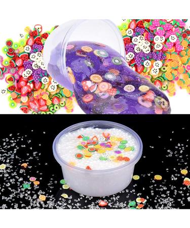 Duufin 16800 Pcs Colorful 3D Fruit Nail Art Slices with Tweezers - Perfect for Nail Art, Slime Making, DIY Crafts and Decorations - Buy Online on GoSupps.com