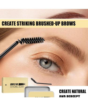 4 Pack Eyebrow Soap Eyebrow Wax Brow Soap Long Lasting Eyebrow Gel Clear Waterproof Brows Styling Soap Kit Natural Eyebrow Makeup for Women 16 g (Pack of 4) - Buy Online on GoSupps.com