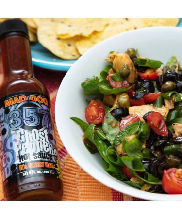 Buy Mad Dog 357 Ghost Pepper Sauce - 147ml | Spicy International Shipping Available - Buy Online on GoSupps.com