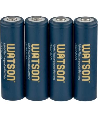 Buy Watson Rapid Charger & 4 AA NiMH Rechargeable Batteries (2500mAh) - Fast Charging International Shipping - Buy Online on GoSupps.com