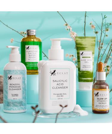 Salicylic Acid Acne Face Cleanser with Niacinamide & Green Tea - 150ml - For All Skin Types - Buy Online on GoSupps.com