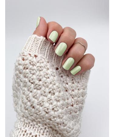 Fairy Nail UV Gel Foils - Self-Adhesive Pastel Green Nail Wraps (20 Pieces) for Easy Manicure - Perfect Half-Cured Nail Polish Strips - Buy Online on GoSupps.com