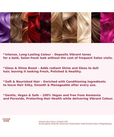 Colour Bomb Violet Power 250 ml Colour Depositing and Cream Conditioning Hair GlazeConditioner Tijdelijk Colour Refresh Treatment No Mix Vegan Friendly No AmmoniaPeroxide - Buy Online on GoSupps.com