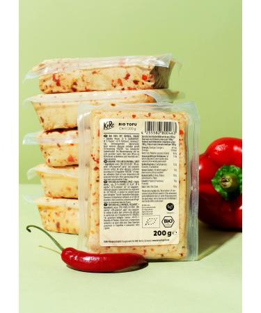 KoRo - Organic Tofu Chili 200g - Spicy taste - Vegan protein source - Organic quality